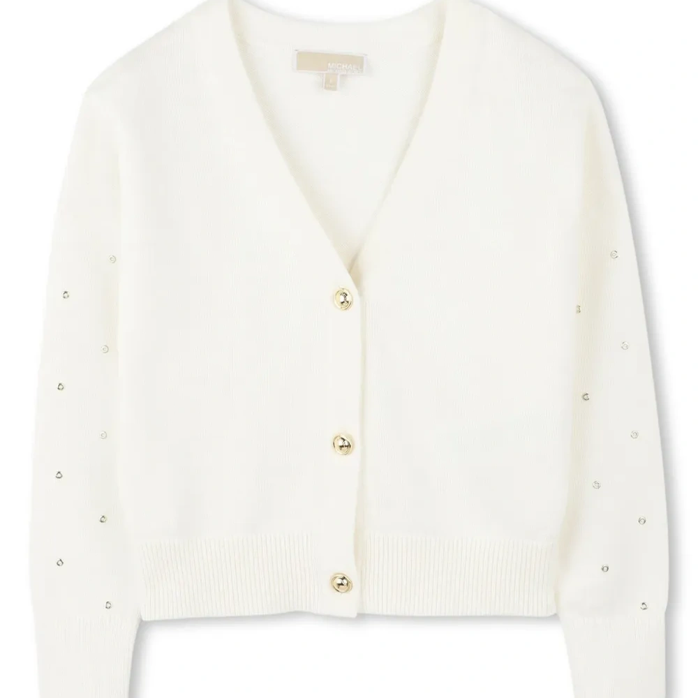 Кардиган с люверсами