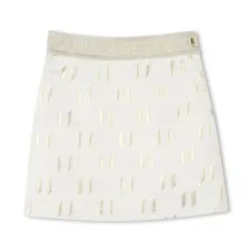 Жаккардовая юбка мини с монограммой