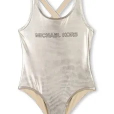 Купальник с эффектом металлик