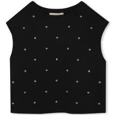 Футболка с бусинами