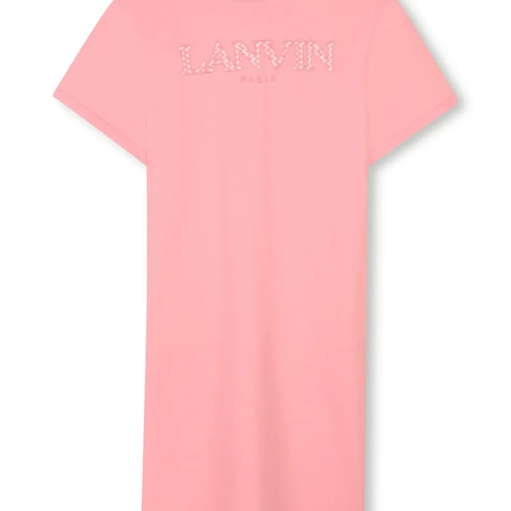 Платье с нашивкой-логотипом