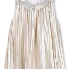 Платье без рукавов со складками