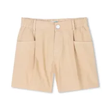 Шорты с вышитым логотипом