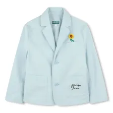 Блейзер с вышитым логотипом