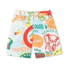 Плавки-шорты с графичным принтом