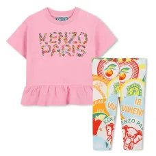 Комплект из футболки и брюк с логотипом