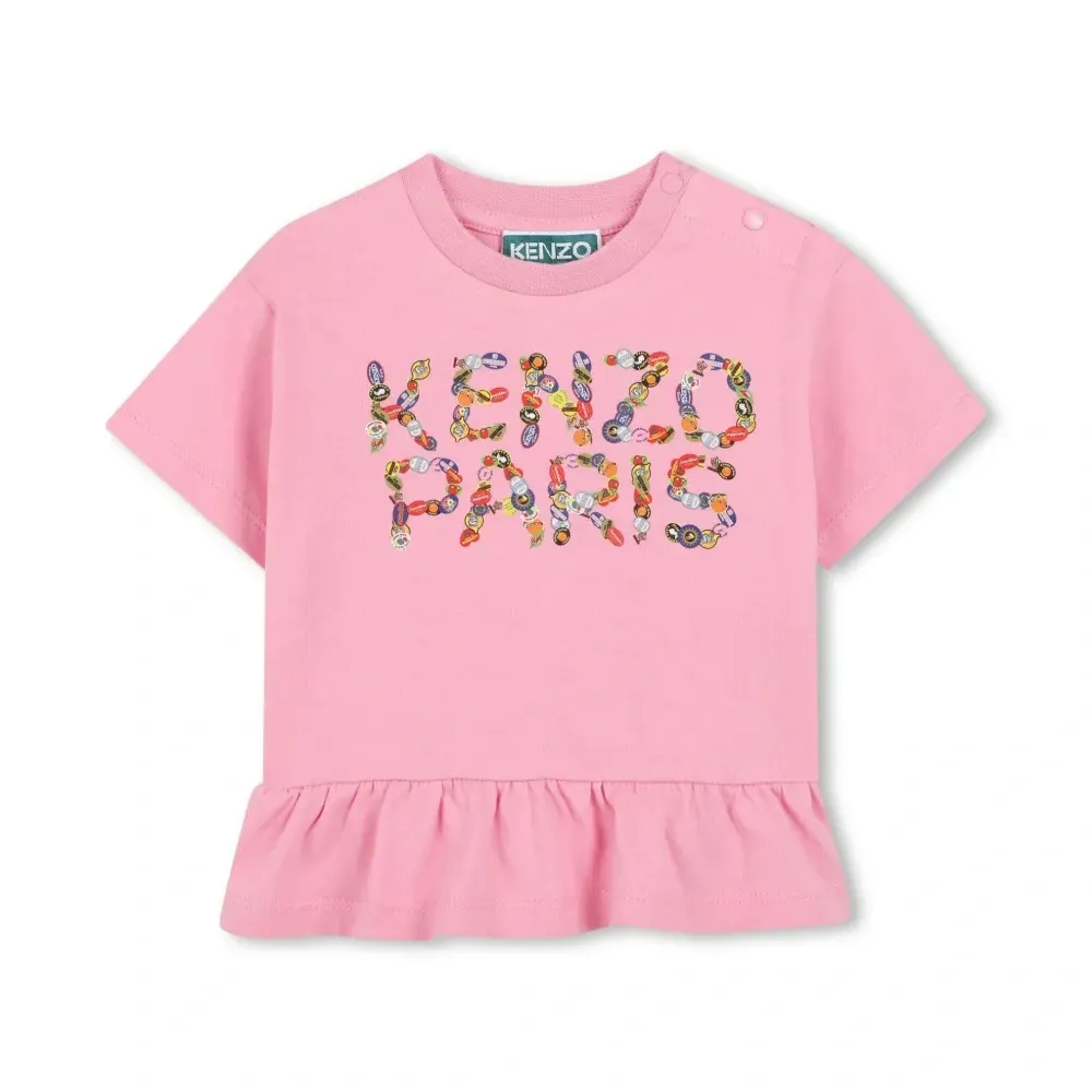 Комплект из футболки и брюк с логотипом