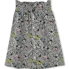 Юбка миди с графичным принтом