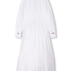 Платье миди со складками