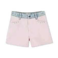 Шорты с вышитым логотипом