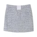 Юбка мини с узором зигзаг