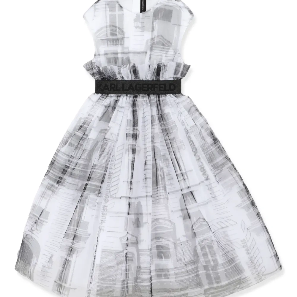 Платье с принтом