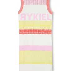 Платье миди с вышитым логотипом Платье миди с вышитым логотипом