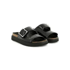 Кожаные сандалии