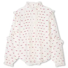 Блузка с логотипом