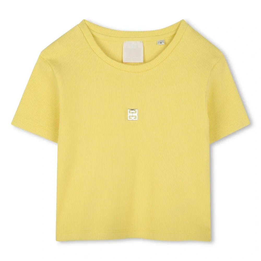 Футболка в рубчик с логотипом