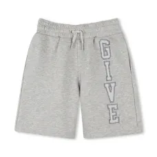 Шорты с вышитым логотипом