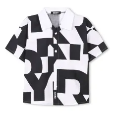 Рубашка с геометричным принтом