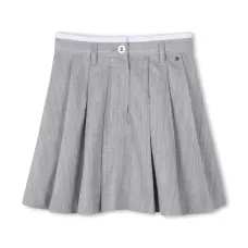 Юбка мини в тонкую полоску
