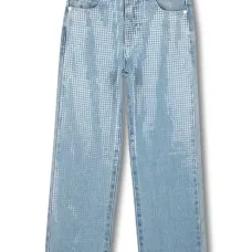 Джинсы с пайетками