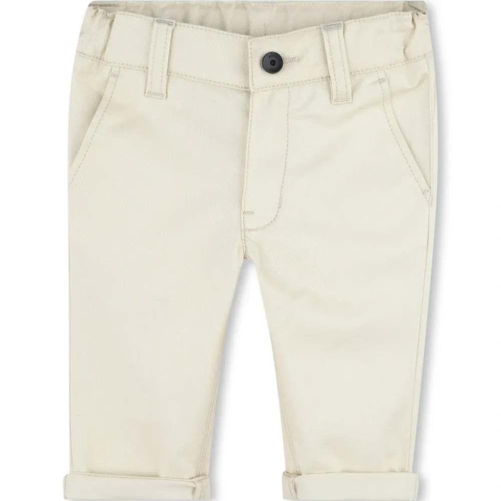 Брюки чинос с подворотами