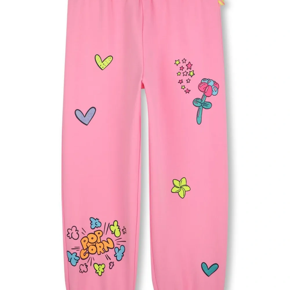 Брюки с графичным принтом