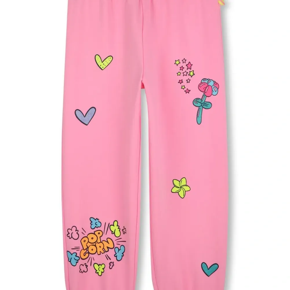 Брюки с графичным принтом