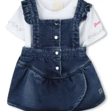 Комплект из платья и футболки с логотипом