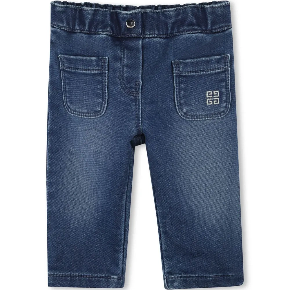 Прямые джинсы с логотипом 4G