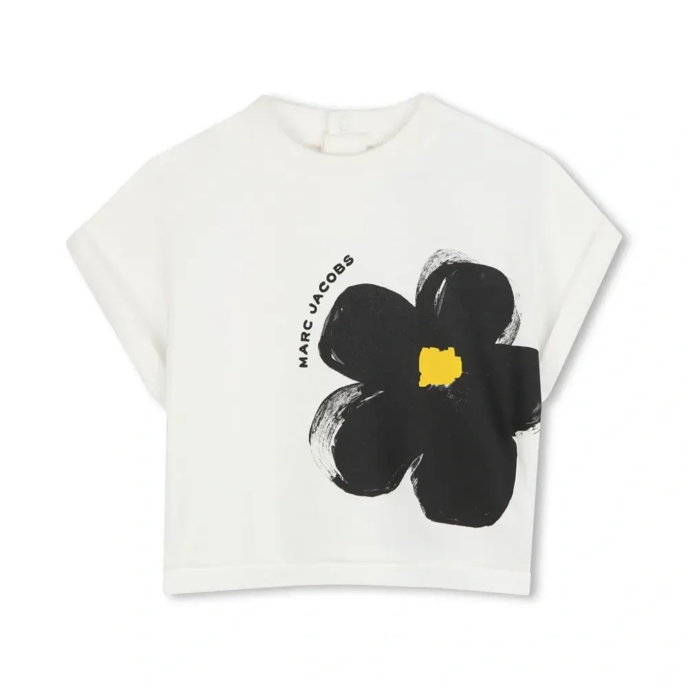 Комплект из футболки и брюк с цветочным принтом