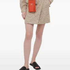 Мини-юбка на пуговицах