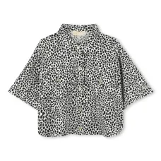 Рубашка с анималистичным принтом