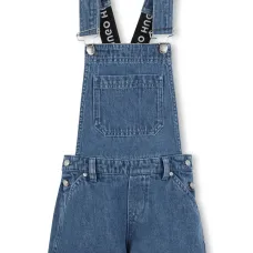 Джинсовый комбинезон с логотипом Джинсовый комбинезон с логотипом
