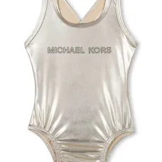 Купальник с эффектом металлик