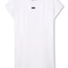 Платье-футболка с пайетками