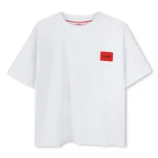 Футболка с нашивкой-логотипом