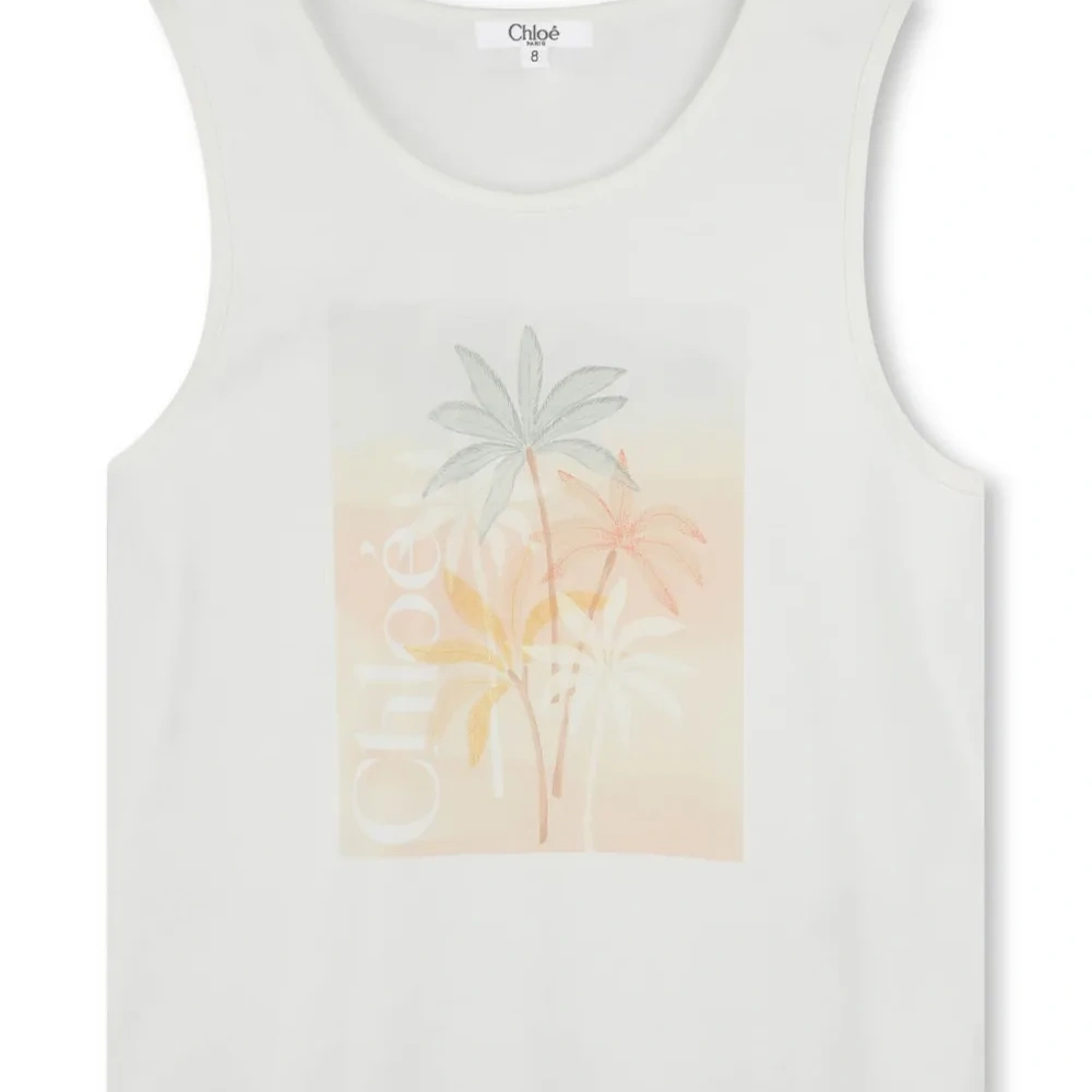 Топ с графичным принтом