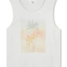 Топ с графичным принтом