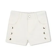 Джинсовые шорты с фестонами Джинсовые шорты с фестонами