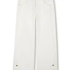 Джинсы с фестонами Джинсы с фестонами