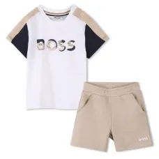 Комплект из футболки и шортов с логотипом