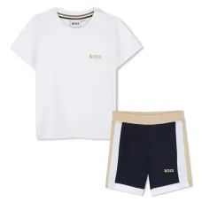 Комплект из футболки и шортов с логотипом