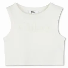 Топ с вышитым логотипом