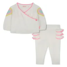 Комплект из топа, брюк и шапки