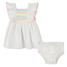 Комплект из платья и блумеров в полоску Комплект из платья и блумеров в полоску