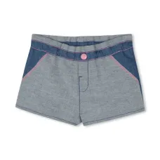 Джинсовые шорты с нашивкой Джинсовые шорты с нашивкой