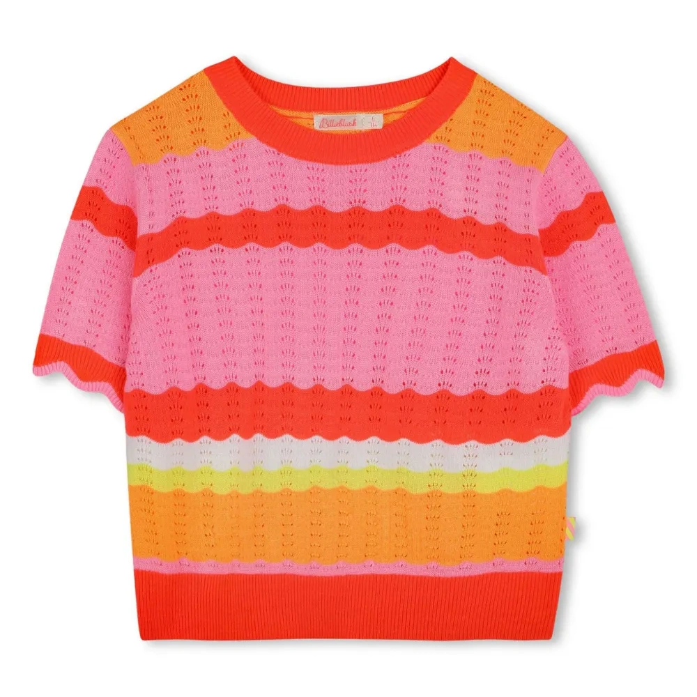 Трикотажная футболка в полоску