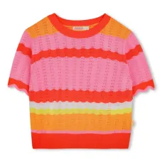 Трикотажная футболка в полоску