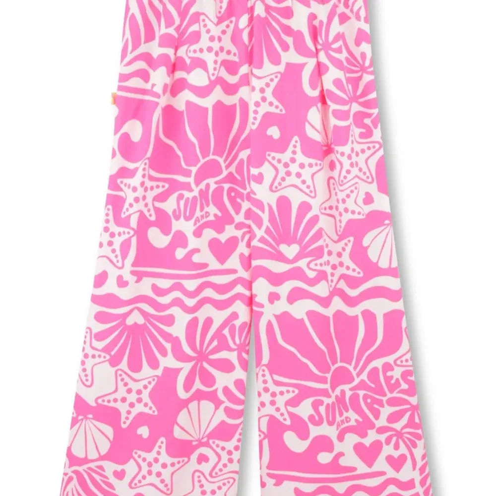 Брюки с принтом