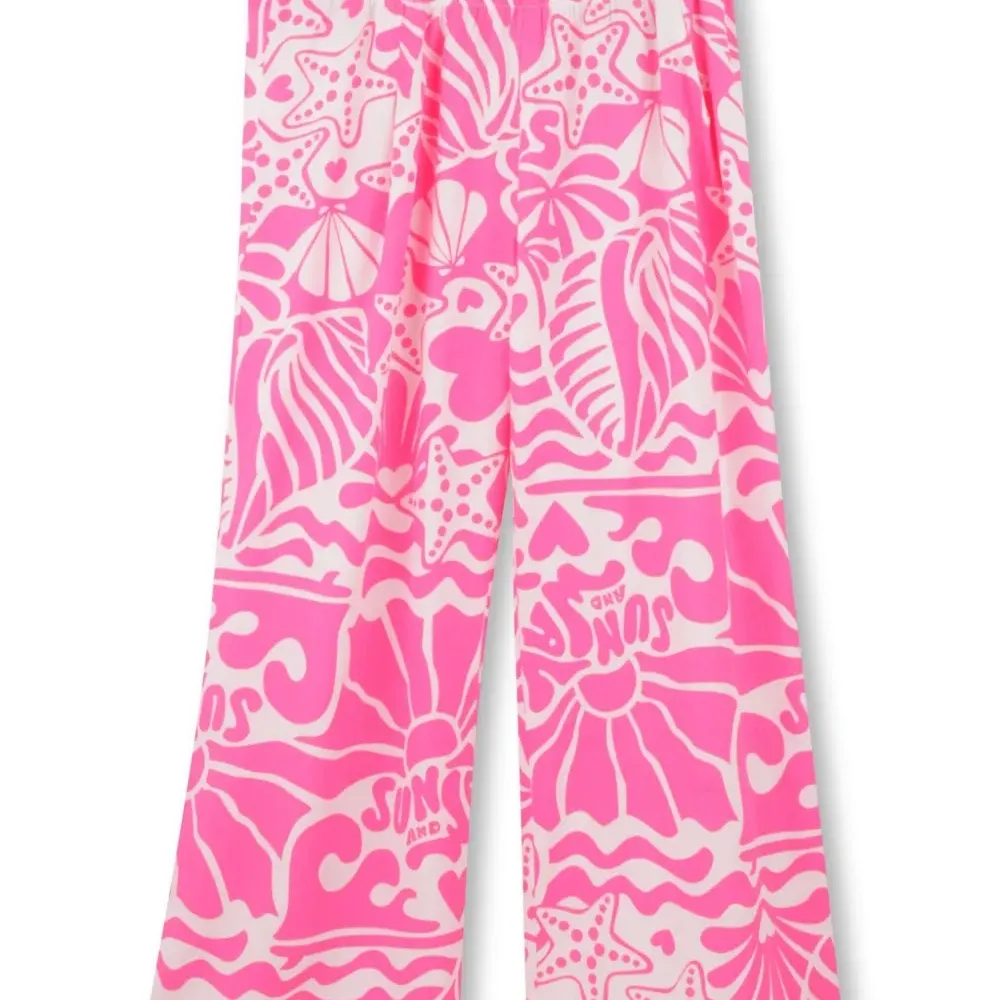 Брюки с принтом